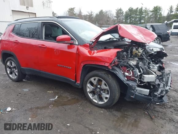✅ 2020 Jeep Compass Limited • VIN: 3C4NJDCB0LT118306 • Lot: 41958769. Wystawiony na IAAI z przebiegiem 73 956 mil. Bezpłatny archiwum sprzedaży aukcyjnych z USA i szczegółowy raport historii pojazdu na DreamBid. Zdjęcie 1.