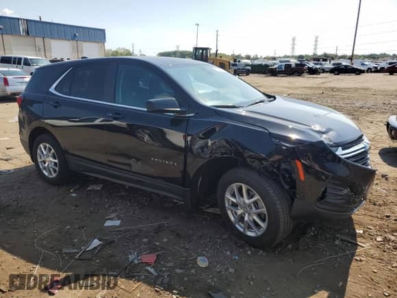 2024 Chevrolet Equinox LT with VIN 3GNAXUEG5RL316790, listed as a Copart auction lot 71908735 with 6,662 mi miles and Clean title. Bid and sale history available at DreamBid. Image 4.