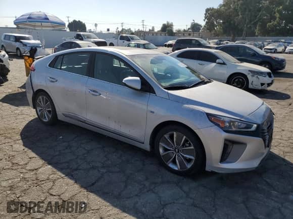 2017 Hyundai Ioniq Limited с VIN KMHC85LC8HU036074, выставлен на аукционе Copart как лот 74154634 с пробегом 37 269 миль миль и Списание • Salvage title. История ставок и продаж доступна на DreamBid. Изображение 4.