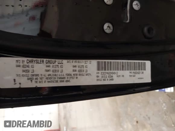 ✅ 2013 Dodge Challenger Rallye Redline • VIN: 2C3CDYAG2DH549412 • Lot: 41559394. Wystawiony na IAAI z przebiegiem 174 178 mil. Bezpłatny archiwum sprzedaży aukcyjnych z USA i szczegółowy raport historii pojazdu na DreamBid. Zdjęcie 9.