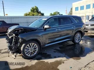 ✅ 2020 Hyundai Palisade Limited • VIN: KM8R5DHE4LU165896 • Лот: 72475524. Опубликован ранее на Copart с пробегом 72 283 миль. Бесплатный доступ к архиву аукционных продаж из США и подробный отчёт об истории автомобиля на DreamBid. Изображение 1.