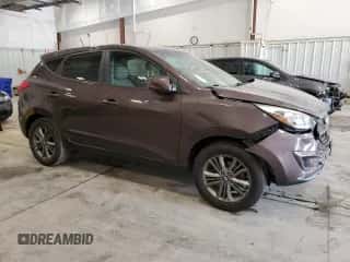 2014 Hyundai Tucson GLS with VIN KM8JT3AF1EU920439, listed as a Copart auction lot 68987874 with 101,990 mi miles and Clean title. Bid and sale history available at DreamBid. Image 4.