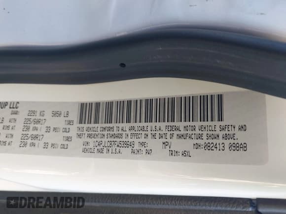 ✅ 2015 Jeep Cherokee Latitude • VIN: 1C4PJLCB7FW539649 • Lot: 43490598. Wystawiony na IAAI z przebiegiem 126 060 mil. Bezpłatny archiwum sprzedaży aukcyjnych z USA i szczegółowy raport historii pojazdu na DreamBid. Zdjęcie 9.