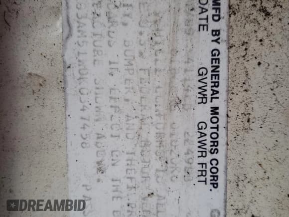 ✅ 1989 Oldsmobile Cutlass • VIN: 1G3AM51W0KG347458 • Lot: 86949074. Wystawiony na Copart z przebiegiem 30 169 mil. Bezpłatny archiwum sprzedaży aukcyjnych z USA i szczegółowy raport historii pojazdu na DreamBid. Zdjęcie 12.