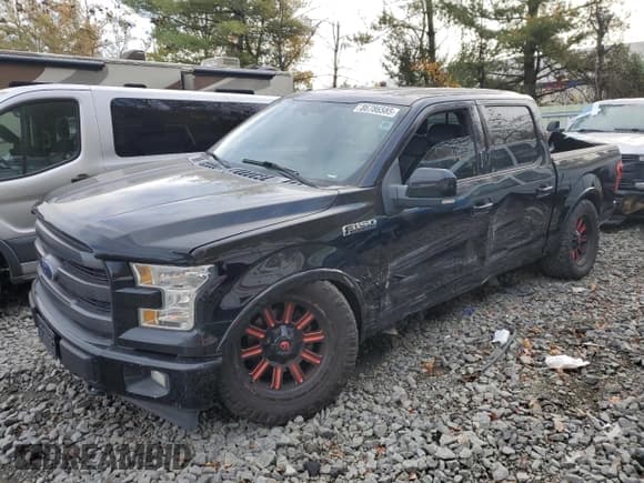 ✅ 2017 Ford F-150 Lariat • VIN: 1FTEW1EFXHFB13549 • Lot: 86786585. Listed on Copart with 135,757 mi. Free auction sales archive from the USA and detailed vehicle history report at DreamBid. Image 1.