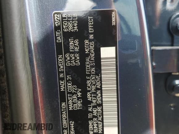 ✅ 2023 Volvo XC90 Plus • VIN: YV4062PN4P1954442 • Лот: 63682645. Опубликован ранее на Copart с пробегом 63 025 миль. Бесплатный доступ к архиву аукционных продаж из США и подробный отчёт об истории автомобиля на DreamBid. Изображение 13.