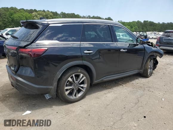 ✅ 2024 Infiniti QX60 Luxe • VIN: 5N1DL1FR7RC343075 • Lot: 56946405. Listed on Copart with 15,981 mi. Free auction sales archive from the USA and detailed vehicle history report at DreamBid. Image 3.