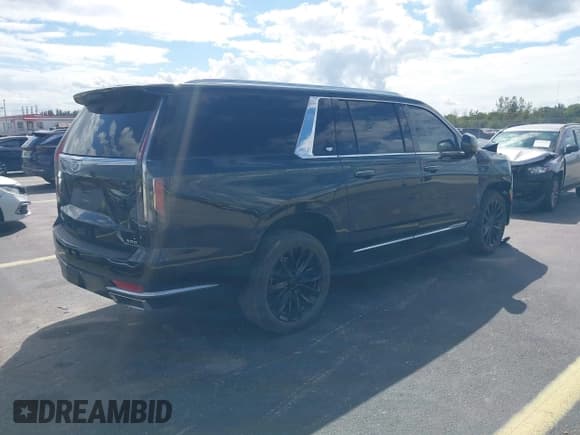 ✅ 2023 Cadillac Escalade ESV RWD Premium Luxury • VIN: 1GYS3KKL7PR155423 • Лот: 43459257. Опубликован ранее на IAAI с пробегом 38 356 миль. Бесплатный доступ к архиву аукционных продаж из США и подробный отчёт об истории автомобиля на DreamBid. Изображение 4.