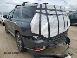 2022 Hyundai Palisade Calligraphy с VIN KM8R7DHE2NU347495, выставлен на аукционе Copart как лот 69060594 с пробегом 64 154 миль миль и Списание • Salvage title. История ставок и продаж доступна на DreamBid. Изображение 2.