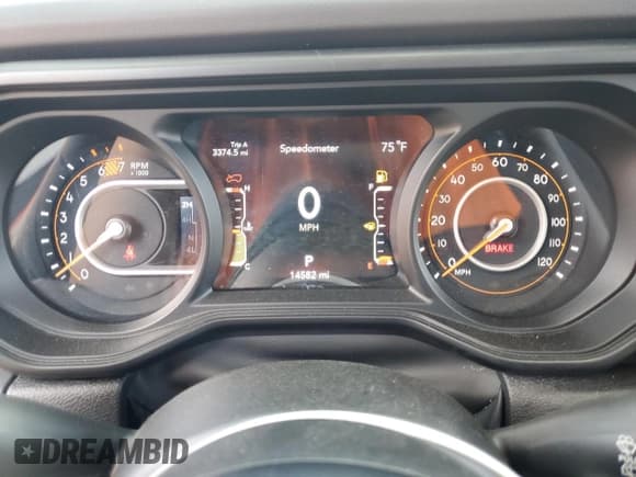 ✅ 2024 Jeep Wrangler Rubicon • VIN: 1C4PJXFG6RW336030 • Лот: 70732355. Опубликован ранее на Copart с пробегом 14 582 миль. Бесплатный доступ к архиву аукционных продаж из США и подробный отчёт об истории автомобиля на DreamBid. Изображение 9.