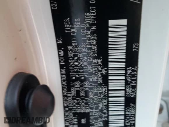 ✅ 2014 Toyota Highlander XLE • VIN: 5TDJKRFH3ES022921 • Lot: 90102835. Wystawiony na Copart z przebiegiem 194 106 mil. Bezpłatny archiwum sprzedaży aukcyjnych z USA i szczegółowy raport historii pojazdu na DreamBid. Zdjęcie 13.