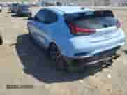 2022 Hyundai Veloster with VIN KMHT36AH1NU014609, listed as a Copart auction lot 47608764 with 10,817 mi miles and . Bid and sale history available at DreamBid. Image 2.