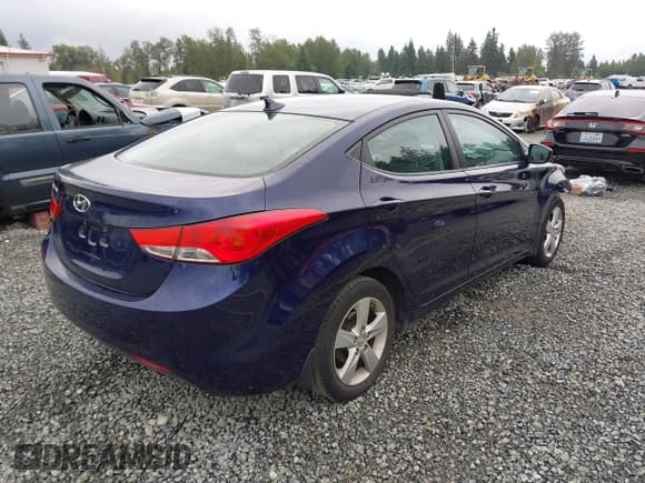 ✅ 2013 Hyundai Elantra GLS • VIN: 5NPDH4AE6DH172232 • Lot: 42624356. Listed on IAAI with 159,042 mi. Free auction sales archive from the USA and detailed vehicle history report at DreamBid. Image 4.