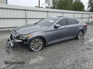 ✅ 2015 Hyundai Genesis 3.8L • VIN: KMHGN4JE6FU075462 • Lot: 82752175. Wystawiony na Copart z przebiegiem 195 968 mil. Bezpłatny archiwum sprzedaży aukcyjnych z USA i szczegółowy raport historii pojazdu na DreamBid. Zdjęcie 1.