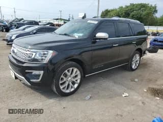 ✅ 2018 Ford Expedition Platinum • VIN: 1FMJU1MT9JEA63519 • Lot: 80191055. Wystawiony na Copart z przebiegiem 89 903 mil. Bezpłatny archiwum sprzedaży aukcyjnych z USA i szczegółowy raport historii pojazdu na DreamBid. Zdjęcie 1.