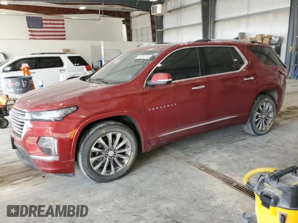 ✅ 2022 Chevrolet Traverse Premier • VIN: 1GNEVKKW3NJ111753 • Lot: 70179775. Listed on Copart with 59,372 mi. Free auction sales archive from the USA and detailed vehicle history report at DreamBid. Image 1.