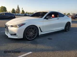 ✅ 2019 Infiniti Q60 Red Sport 400 • VIN: JN1FV7EK2KM360321 • Lot: 80814955. Listed on Copart with 85,318 mi. Free auction sales archive from the USA and detailed vehicle history report at DreamBid. Image 1.