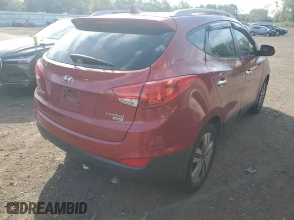 2014 Hyundai Tucson Limited z VIN KM8JUCAG8EU851044, wystawiony jako Copart lot #80664435 z przebiegiem 162 890 mil mil oraz Czysty tytuł • Clean title. Historia ofert i sprzedaży dostępna na DreamBid. Obrazek 3.