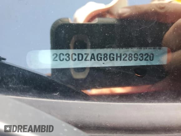 ✅ 2016 Dodge Challenger SXT Plus • VIN: 2C3CDZAG8GH289320 • Lot: 58843003. Wystawiony na Copart z przebiegiem 56 217 mil. Bezpłatny archiwum sprzedaży aukcyjnych z USA i szczegółowy raport historii pojazdu na DreamBid. Zdjęcie 12.