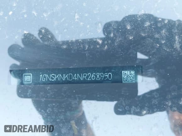 ✅ 2022 Chevrolet Tahoe LT • VIN: 1GNSKNKD4NR268950 • Lot: 43358518. Listed on IAAI with 40,387 mi. Free auction sales archive from the USA and detailed vehicle history report at DreamBid. Image 9.