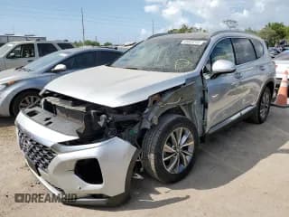 ✅ 2019 Hyundai Santa Fe Ultimate • VIN: 5NMS5CAD3KH005774 • Lot: 43407213. Wystawiony na Copart z przebiegiem 53 158 mil. Bezpłatny archiwum sprzedaży aukcyjnych z USA i szczegółowy raport historii pojazdu na DreamBid. Zdjęcie 1.