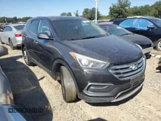 2018 Hyundai Santa Fe 2.4L z VIN 5XYZT3LB5JG560895, wystawiony jako Copart lot #85306865 z przebiegiem 137 576 mil mil oraz Czysty tytuł • Clean title. Historia ofert i sprzedaży dostępna na DreamBid. Obrazek 4.