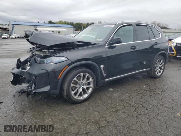✅ 2025 BMW X5 xDrive40i • VIN: 5UX23EU00S9Y56838 • Lot: 85680845. Listed on Copart with Not provided. Free auction sales archive from the USA and detailed vehicle history report at DreamBid. Image 1.