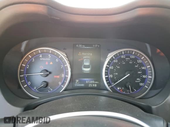 ✅ 2017 Infiniti Q50 Premium • VIN: JN1EV7AP2HM744167 • Lot: 61230595. Wystawiony na Copart z przebiegiem 87 289 mil. Bezpłatny archiwum sprzedaży aukcyjnych z USA i szczegółowy raport historii pojazdu na DreamBid. Zdjęcie 9.