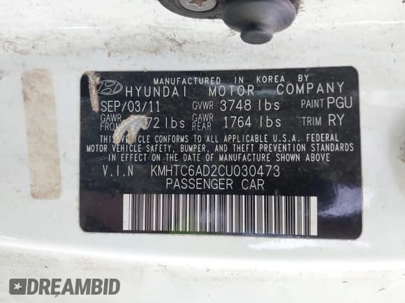 ✅ 2012 Hyundai Veloster w/Red Int • VIN: KMHTC6AD2CU030473 • Lot: 42591250. Wystawiony na IAAI z przebiegiem Nie podano. Bezpłatny archiwum sprzedaży aukcyjnych z USA i szczegółowy raport historii pojazdu na DreamBid. Zdjęcie 9.