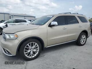 ✅ 2014 Dodge Durango Citadel • VIN: 1C4SDJET1EC594397 • Lot: 80942785. Wystawiony na Copart z przebiegiem 153 126 mil. Bezpłatny archiwum sprzedaży aukcyjnych z USA i szczegółowy raport historii pojazdu na DreamBid. Zdjęcie 1.
