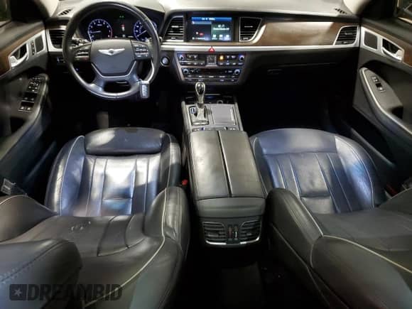 2015 Hyundai Genesis 5.0L z VIN KMHGN4JF1FU070534, wystawiony jako Copart lot #79488734 z przebiegiem 84 148 mil mil oraz Czysty tytuł • Clean title. Historia ofert i sprzedaży dostępna na DreamBid. Obrazek 8.