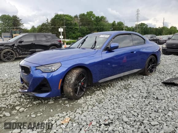 ✅ 2024 BMW 2 Series 230i • VIN: 3MW23CM09R8E53609 • Lot: 56934615. Listed on Copart with Not provided. Free auction sales archive from the USA and detailed vehicle history report at DreamBid. Image 1.