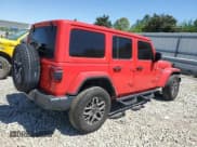 ✅ 2024 Jeep Wrangler Sahara • VIN: 1C4PJXEG6RW266773 • Lot: 53257415. Listed on Copart with 9,655 mi. Free auction sales archive from the USA and detailed vehicle history report at DreamBid. Image 3.