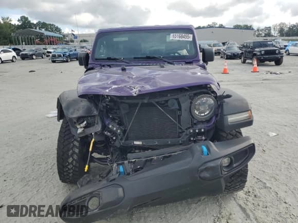 ✅ 2023 Jeep Wrangler • VIN: 1C4JJXN64PW592081 • Лот: 65168455. Опубликован ранее на Copart с пробегом 38 058 миль. Бесплатный доступ к архиву аукционных продаж из США и подробный отчёт об истории автомобиля на DreamBid. Изображение 5.