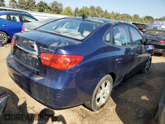 2010 Hyundai Elantra GLS z VIN KMHDU4AD8AU872057, wystawiony jako Copart lot #70456414 z przebiegiem 113 473 mil mil oraz Szkoda całkowita • Salvage title. Historia ofert i sprzedaży dostępna na DreamBid. Obrazek 3.