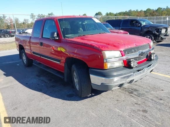 ✅ 2004 Chevrolet Silverado 1500 • VIN: 2GCEK19T741257105 • Lot: 43572472. Listed on IAAI with 193,868 mi. Free auction sales archive from the USA and detailed vehicle history report at DreamBid. Image 1.