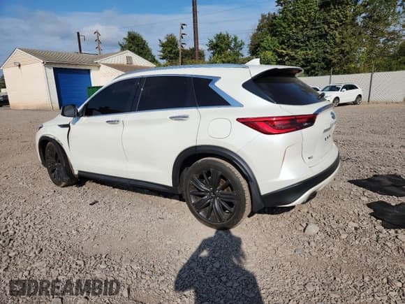 ✅ 2021 Infiniti QX50 Luxe • VIN: 3PCAJ5BB8MF115031 • Lot: 81496645. Listed on Copart with 57,931 mi. Free auction sales archive from the USA and detailed vehicle history report at DreamBid. Image 2.