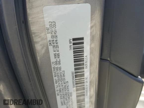 ✅ 2008 Subaru Tribeca Limited • VIN: 4S4WX90DX84405957 • Лот: 53103365. Опубликован ранее на Copart с пробегом 123 939 миль. Бесплатный доступ к архиву аукционных продаж из США и подробный отчёт об истории автомобиля на DreamBid. Изображение 13.