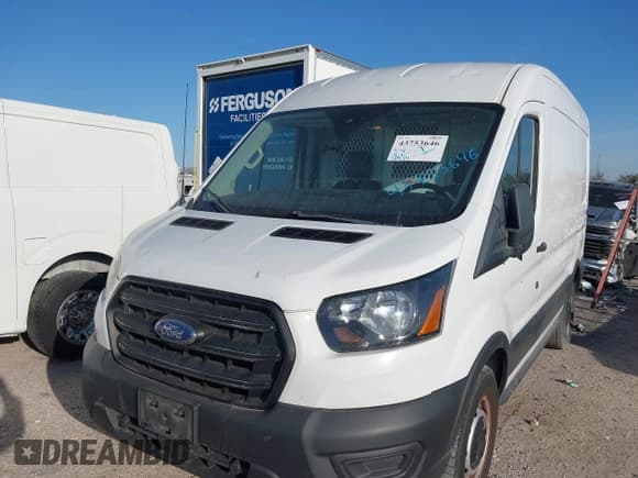 ✅ 2020 Ford Transit Cargo • VIN: 1FTBR1C84LKA16331 • Lot: 43753646. Listed on IAAI with 108,111 mi. Free auction sales archive from the USA and detailed vehicle history report at DreamBid. Image 2.