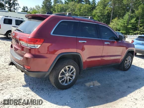 2014 Jeep Grand Cherokee Limited с VIN 1C4RJFBM5EC506775, выставлен на аукционе Copart как лот 71425075 с пробегом 160 142 миль миль и Чистый • Clean title. История ставок и продаж доступна на DreamBid. Изображение 3.