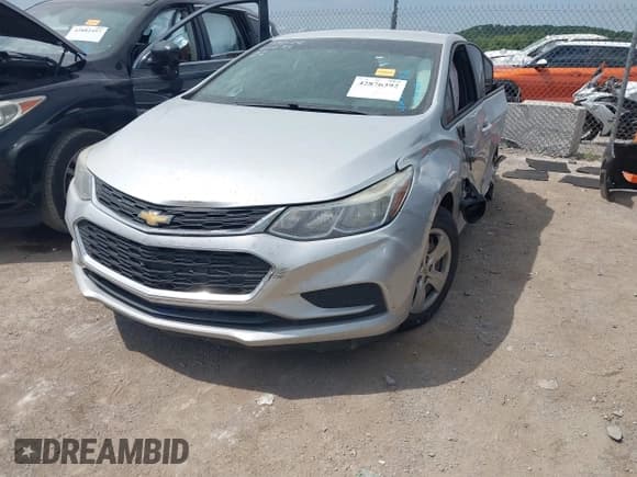 ✅ 2016 Chevrolet Cruze LS • VIN: 1G1BB5SM2G7278490 • Lot: 42876392. Listed on IAAI with Not provided. Free auction sales archive from the USA and detailed vehicle history report at DreamBid. Image 2.