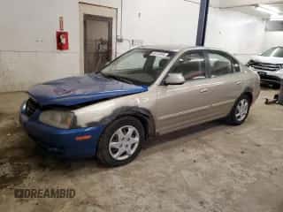 2006 Hyundai Elantra GLS z VIN KMHDN46D06U282836, wystawiony jako Copart lot #83747034 z przebiegiem 166 535 mil mil oraz Szkoda całkowita • Salvage title. Historia ofert i sprzedaży dostępna na DreamBid. Obrazek 1.