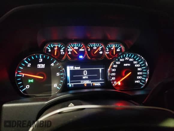 2019 Chevrolet Silverado 1500 LT with VIN 2GCVKPEC8K1165328, listed as a Copart auction lot 86112365 with 114,400 mi miles and Salvage title. Bid and sale history available at DreamBid. Image 9.