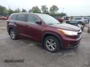 ✅ 2014 Toyota Highlander XLE • VIN: 5TDJKRFH9ES030182 • Lot: 43454978. Listed on IAAI with 193,365 mi. Free auction sales archive from the USA and detailed vehicle history report at DreamBid. Image 1.