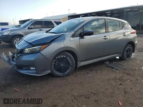 ✅ 2025 Nissan LEAF SV Plus • VIN: 1N4CZ1CV9SC558260 • Lot: 82169105. Listed on Copart with 11,985 mi. Free auction sales archive from the USA and detailed vehicle history report at DreamBid. Image 1.