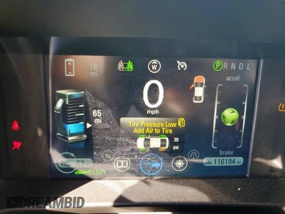 2013 Chevrolet Volt z VIN 1G1RB6E48DU101357, wystawiony jako Copart lot #91219225 z przebiegiem 116 194 mil mil oraz Czysty tytuł • Clean title. Historia ofert i sprzedaży dostępna na DreamBid. Obrazek 9.