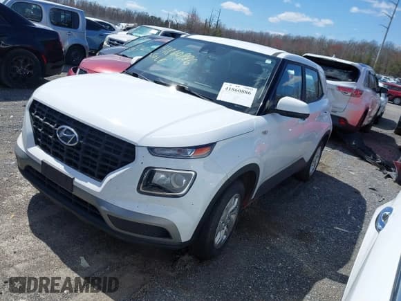 ✅ 2021 Hyundai Venue SE • VIN: KMHRB8A36MU095473 • Lot: 41860886. Listed on IAAI with 189,585 mi. Free auction sales archive from the USA and detailed vehicle history report at DreamBid. Image 2.