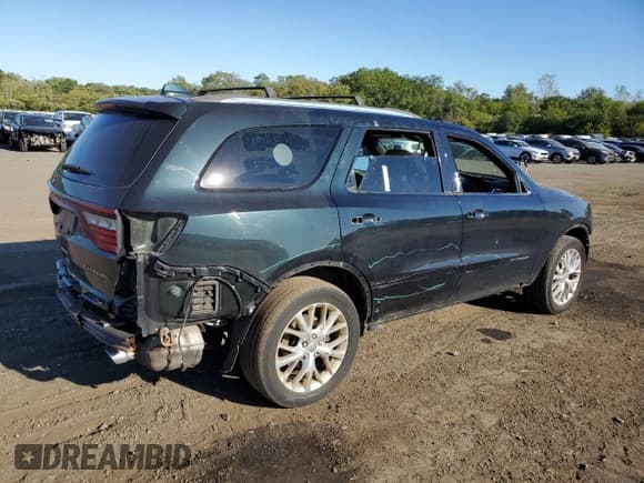 ✅ 2015 Dodge Durango Citadel • VIN: 1C4RDJEG2FC937107 • Lot: 80724075. Listed on Copart with 179,885 mi. Free auction sales archive from the USA and detailed vehicle history report at DreamBid. Image 3.