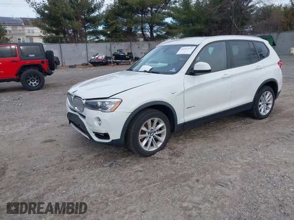 ✅ 2017 BMW X3 xDrive28i • VIN: 5UXWX9C36H0W68556 • Лот: 41217277. Опубликован ранее на IAAI с пробегом 120 572 миль. Бесплатный доступ к архиву аукционных продаж из США и подробный отчёт об истории автомобиля на DreamBid. Изображение 2.
