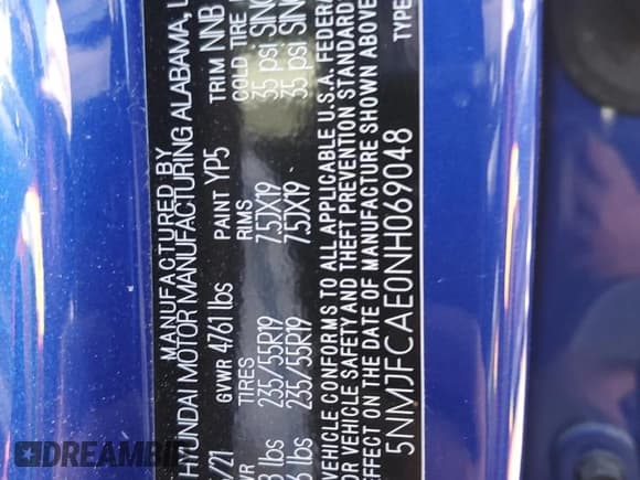 ✅ 2022 Hyundai Tucson SEL • VIN: 5NMJFCAE0NH069048 • Lot: 69778514. Wystawiony na Copart z przebiegiem 39 424 mil. Bezpłatny archiwum sprzedaży aukcyjnych z USA i szczegółowy raport historii pojazdu na DreamBid. Zdjęcie 14.